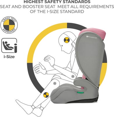 Kinderkraft I-SPARK i-Size Beltestol, Pink