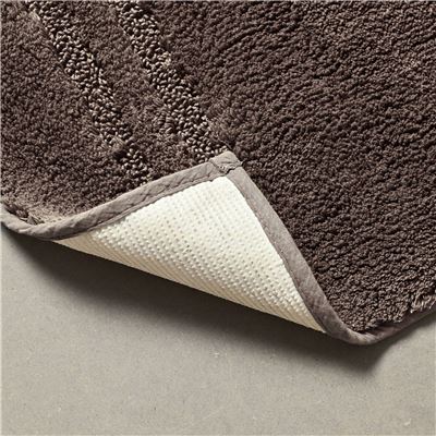 Tapis de bain coton à rayures - 1800 g/m²