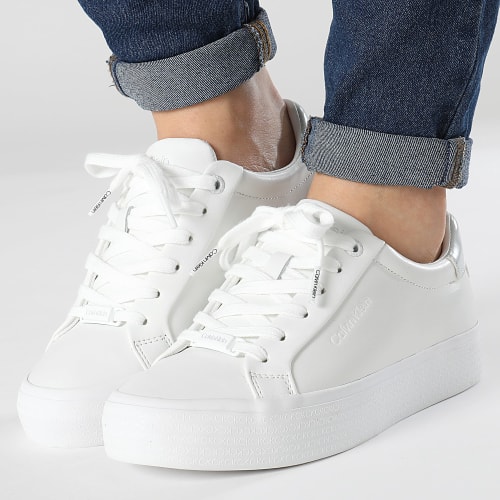 Baskets Femme Vulcan Lace Up Nano 1066 White Pearl Grey