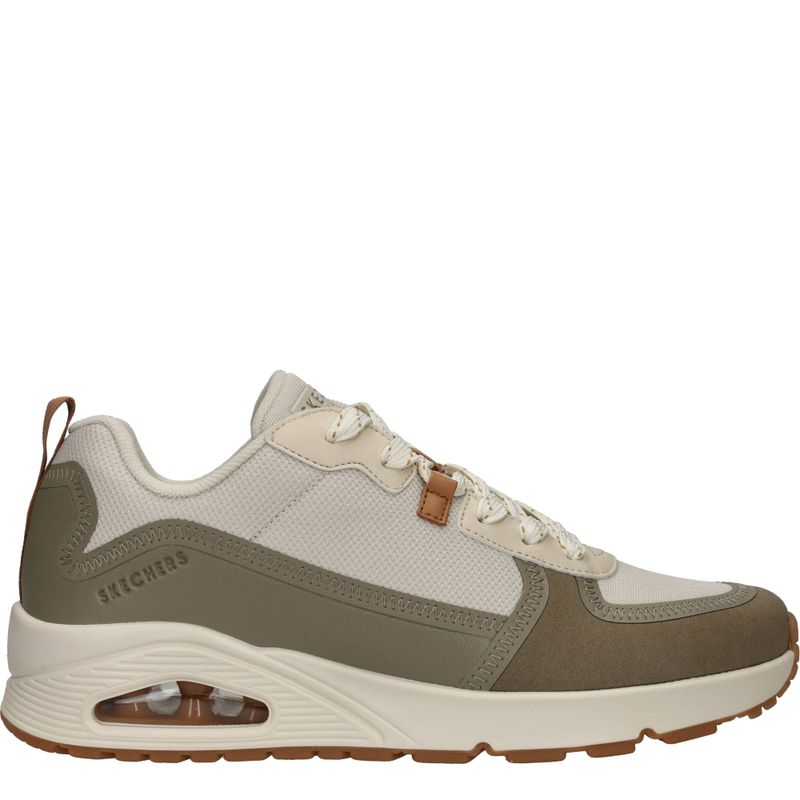Skechers Uno Layover Sneakers Groen Heren
