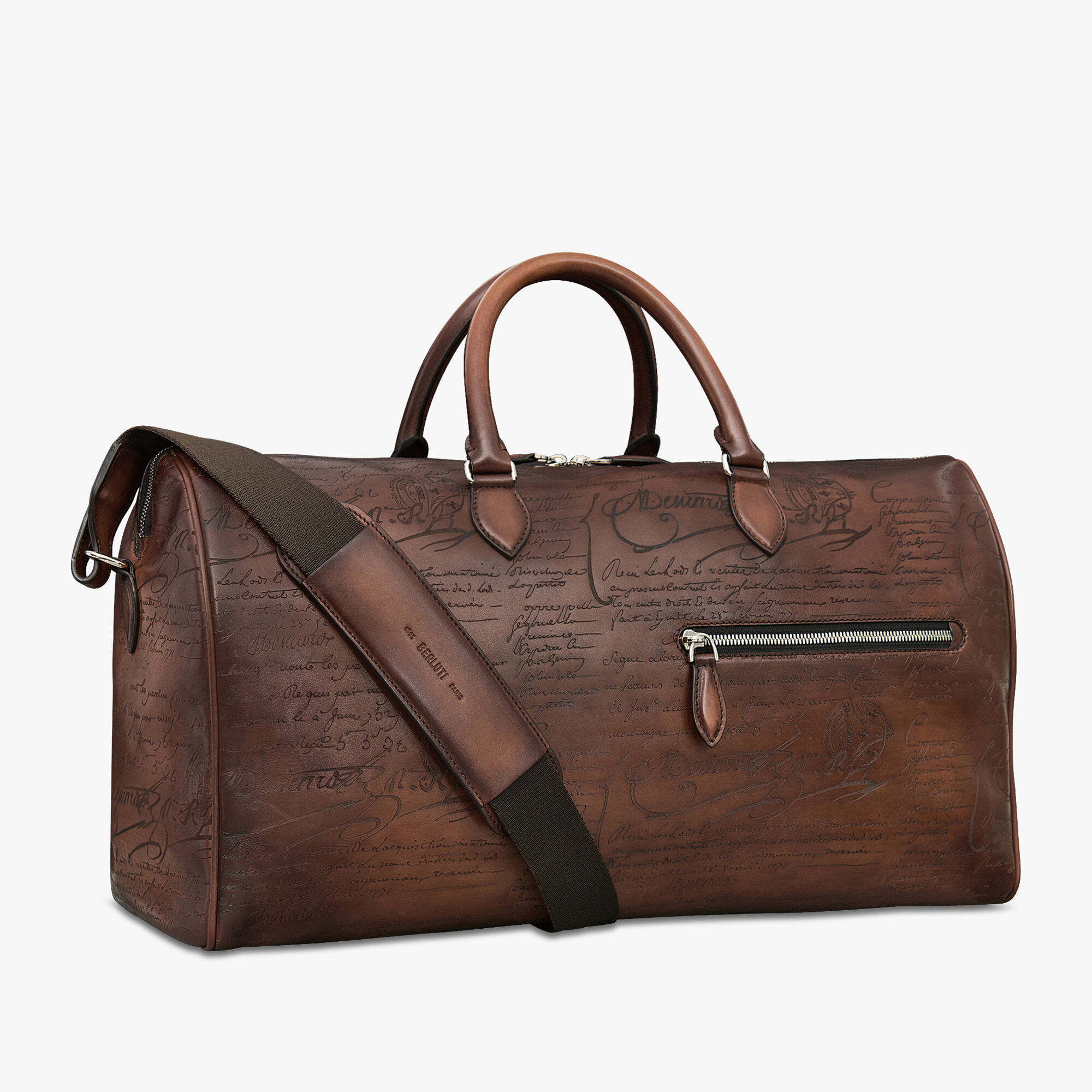 Sac de Voyage Jour Off Moyen Modèle En Cuir Scritto