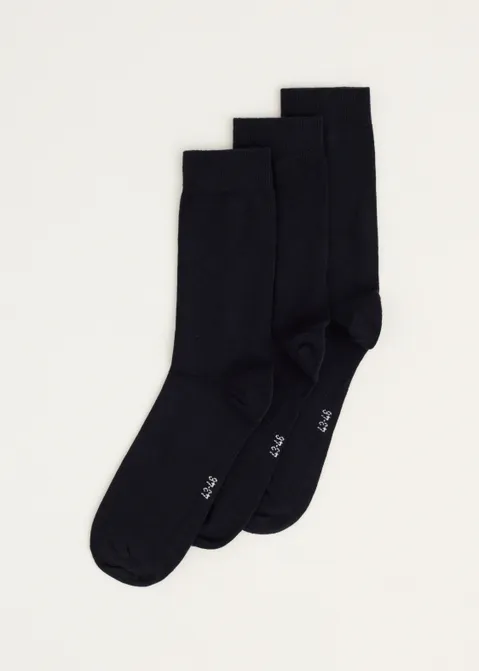 Basic uni sock 3pack blauw (BLW.D)