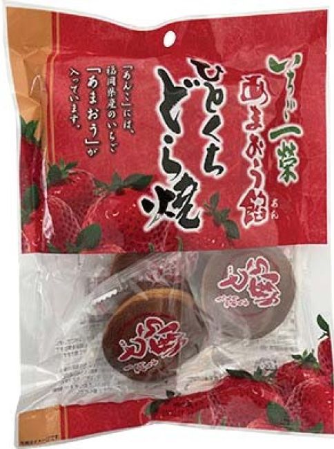 Dorayaki Japanse Pannenkoek Cake Aardbeiensmaak 145g