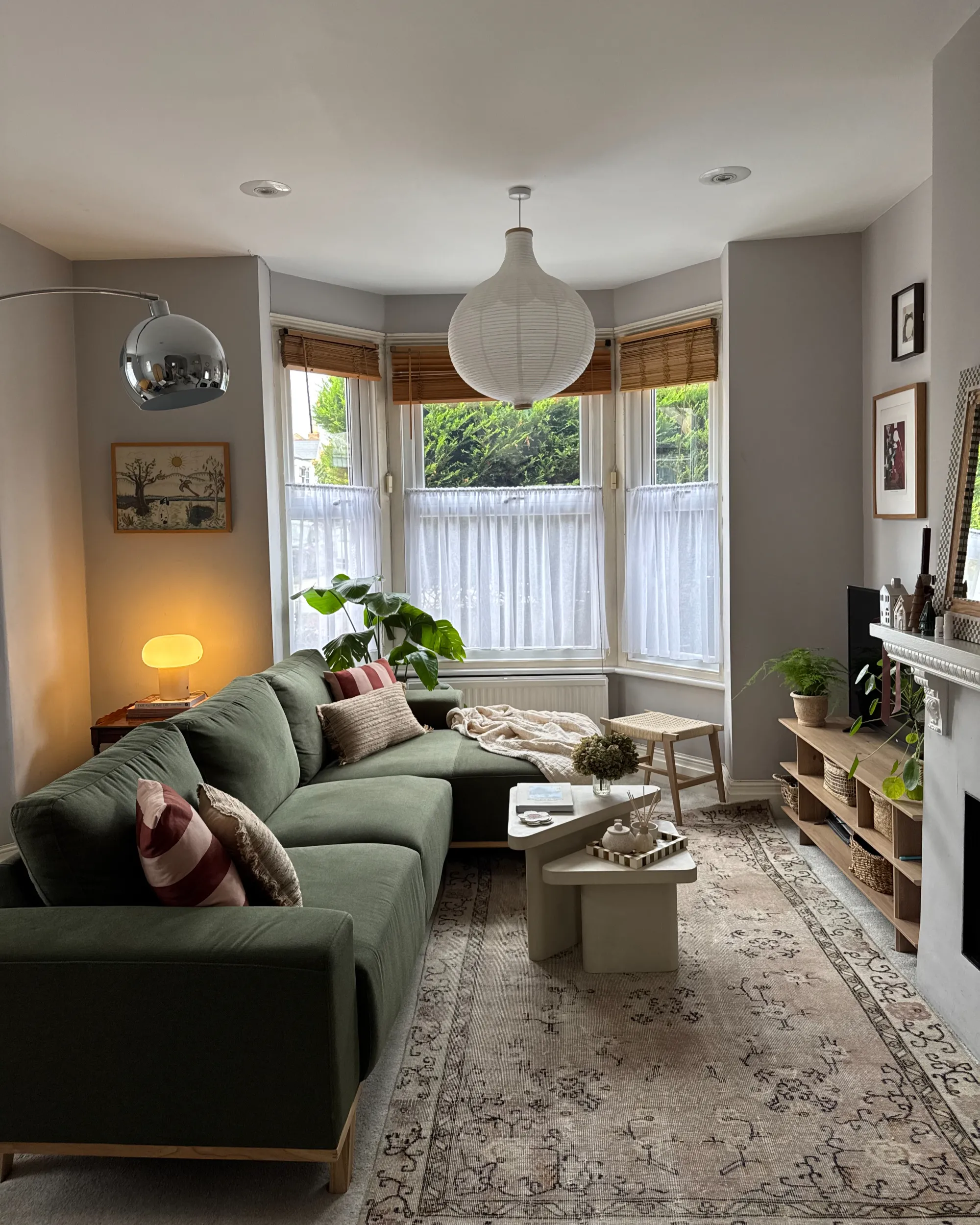 Staande lamp PAROO Metaal Zilver
