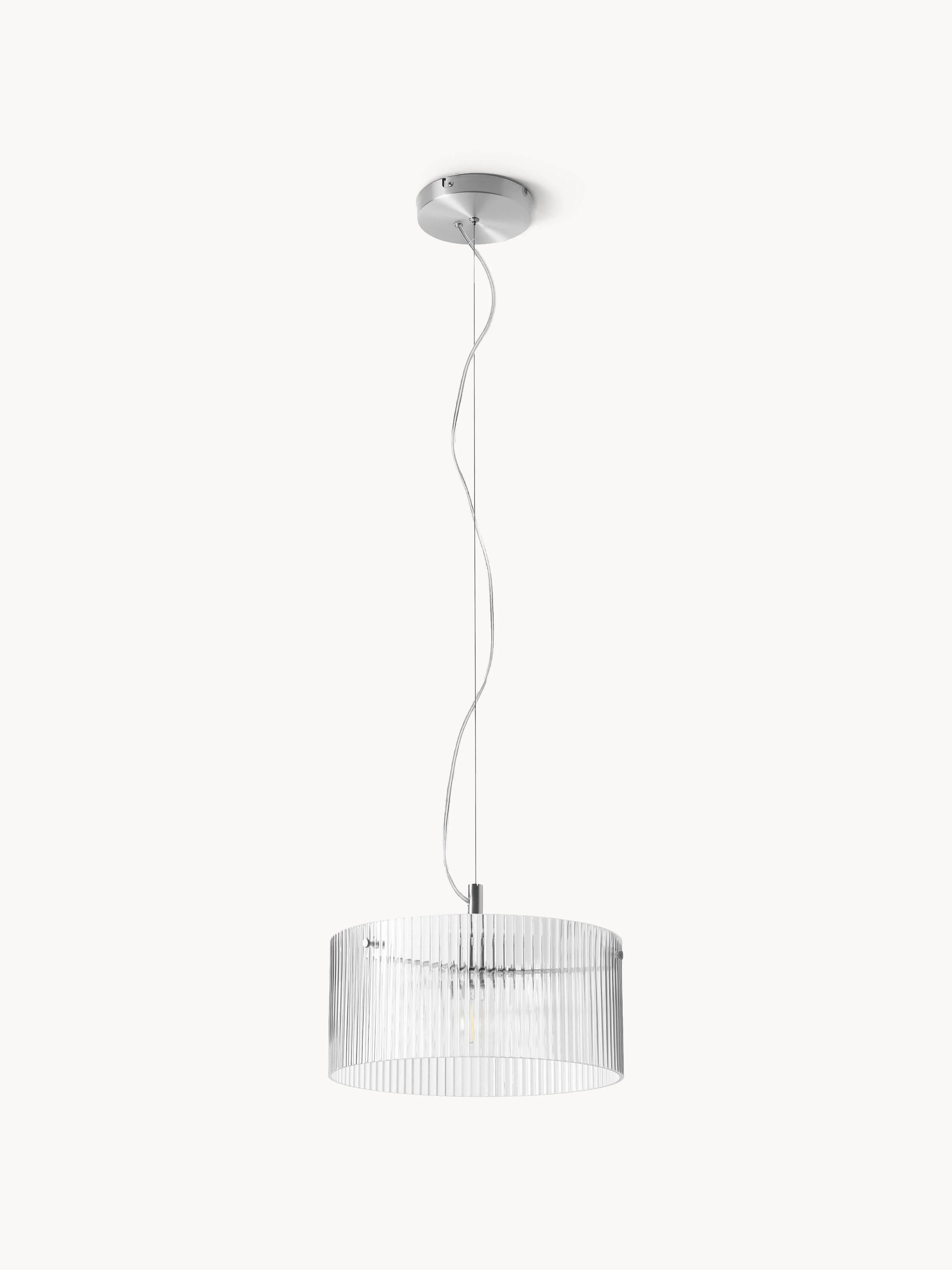 Hanglamp Emmi van geribbeld glas