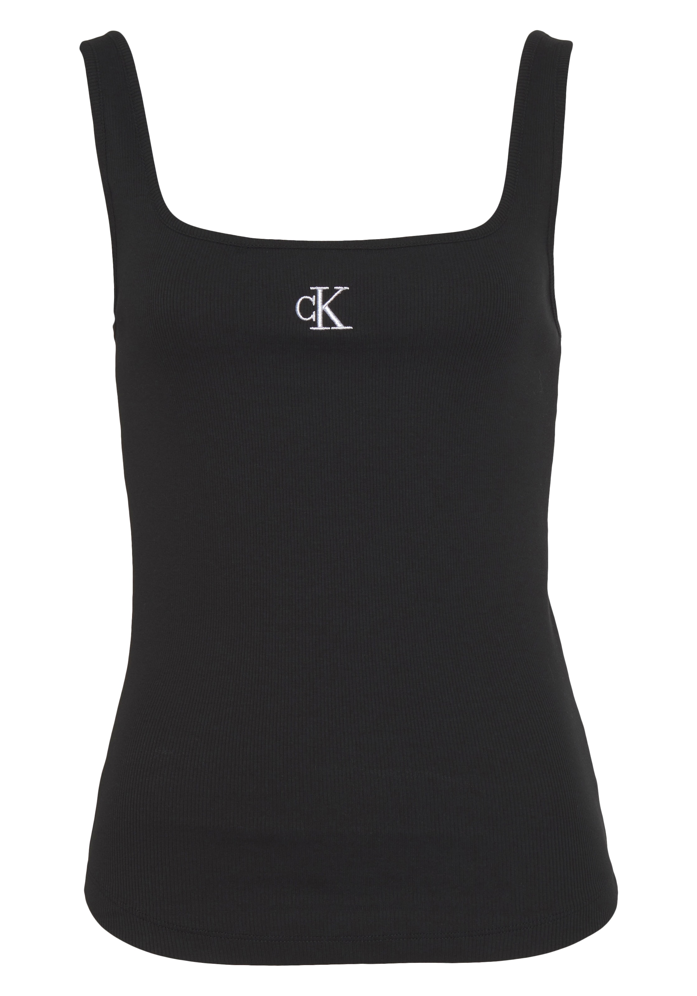 Calvin Klein Jeans Tanktop »CK RIB TANK TOP«, mit eckigem Ausschnitt