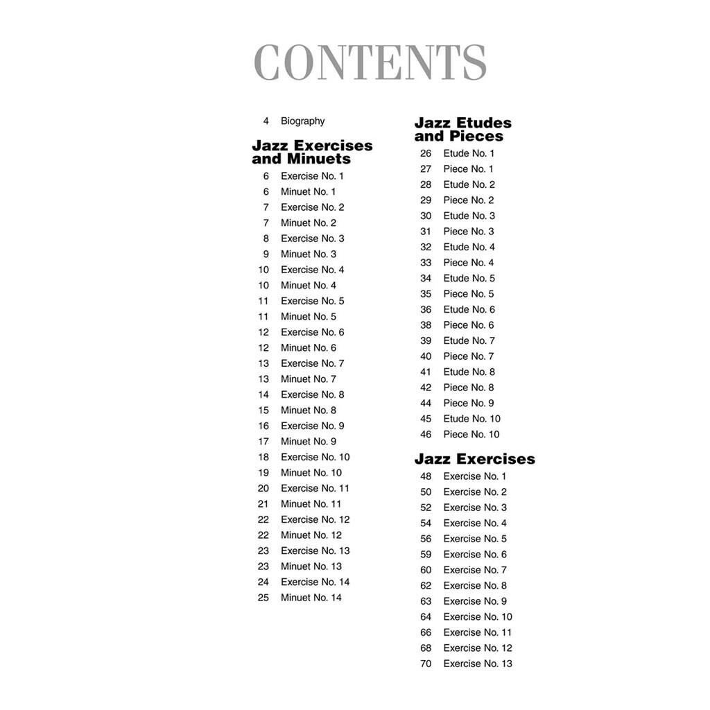 Hal Leonard Jazz Exercises, Minuets, Etudes & Pieces door Oscar Peterson - 2nd edition