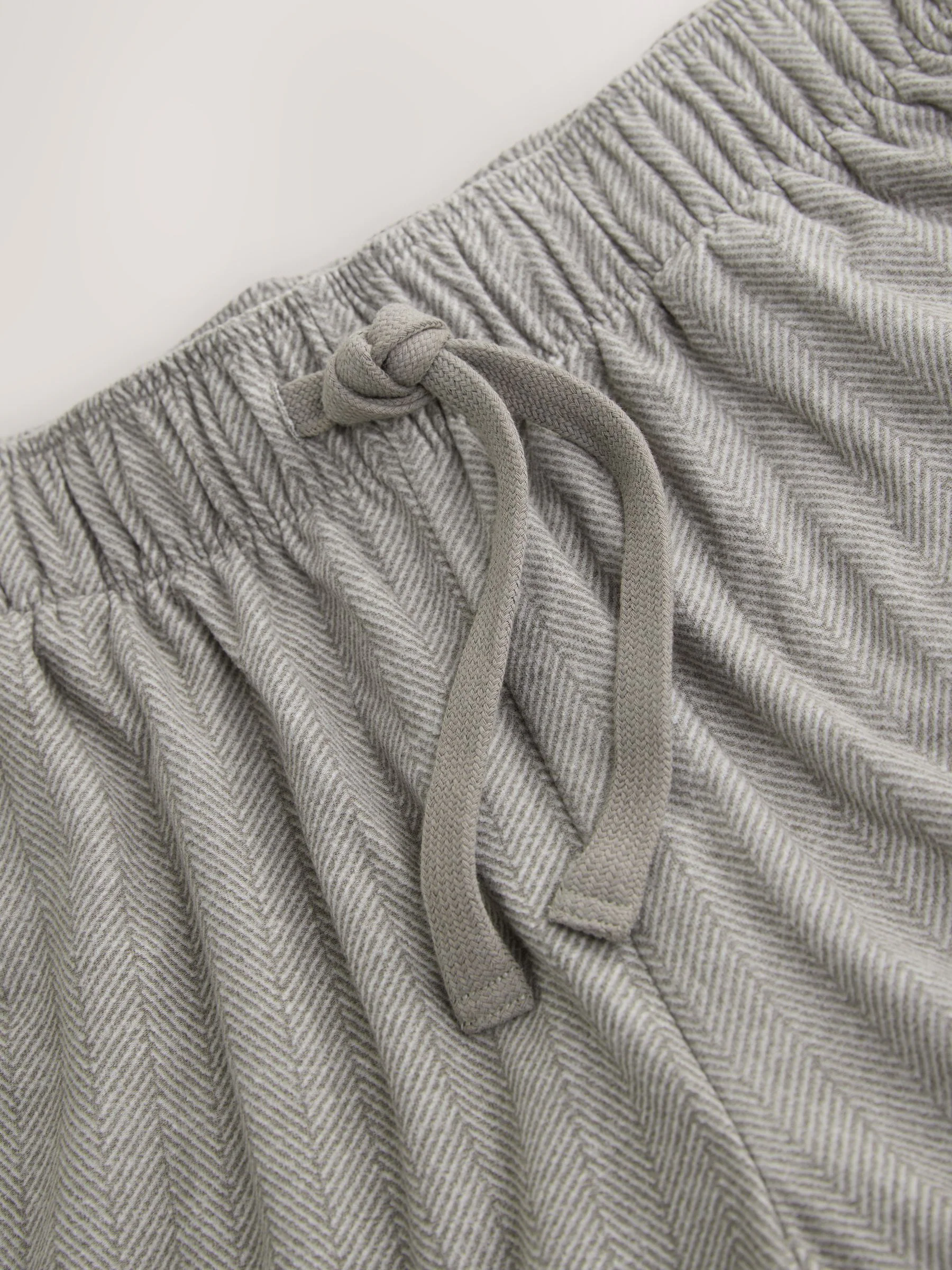 Neutraal visgraatmotief - Motionflex behaaglijke Pyjama's met open zoom