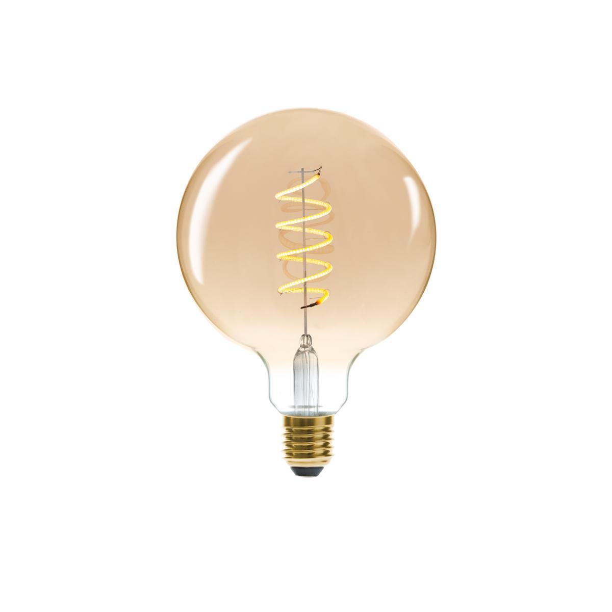 AMPOULE LED TORSADEE AMBRE G125 4W