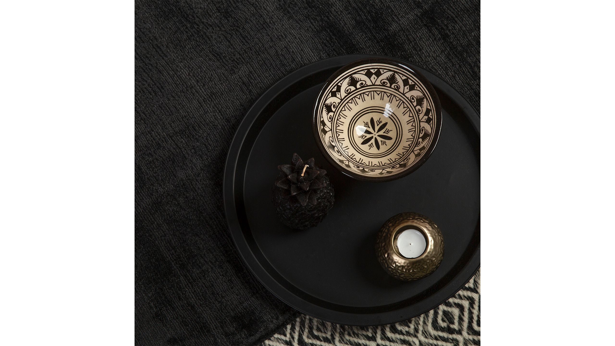 Vloerkleed 220 Anthracite Maori