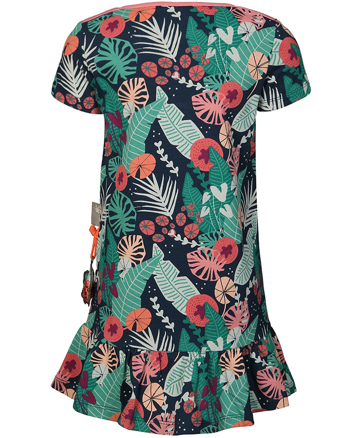 Kleid MINI – JUNGLE LOVE gemustert in bunt