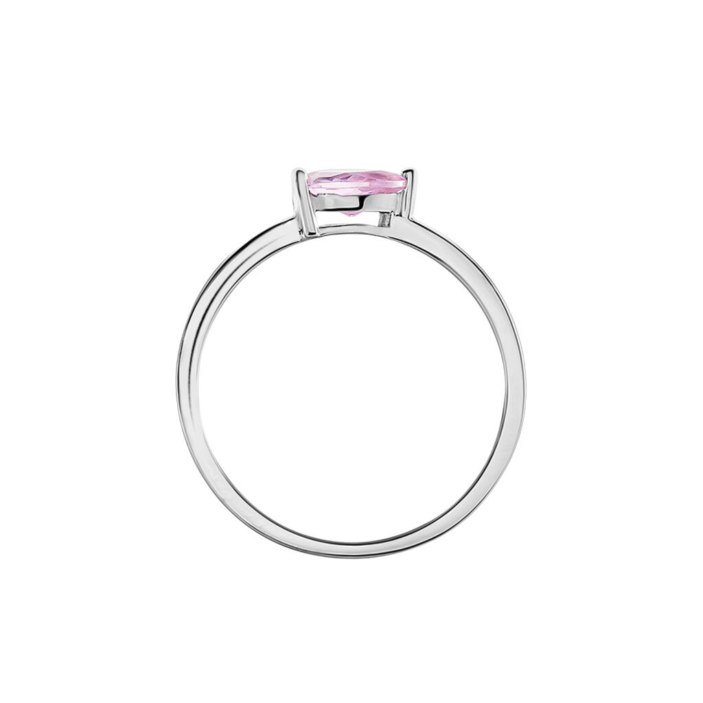 Bague Solitaire Cheick Argent Oxyde De Zirconium
