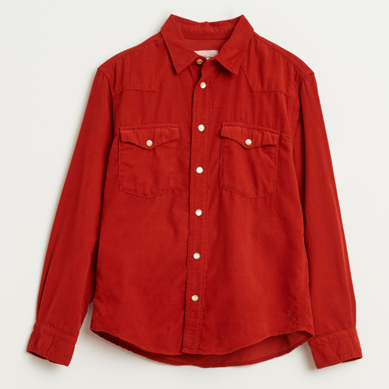 Bellerose Chemise en jean Peio en Coton rouge