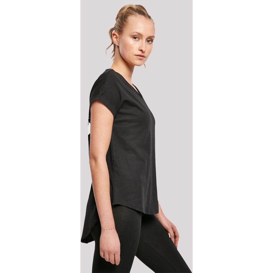 F4NT4STIC Long Cut T-Shirt Mount Fuji schwarz