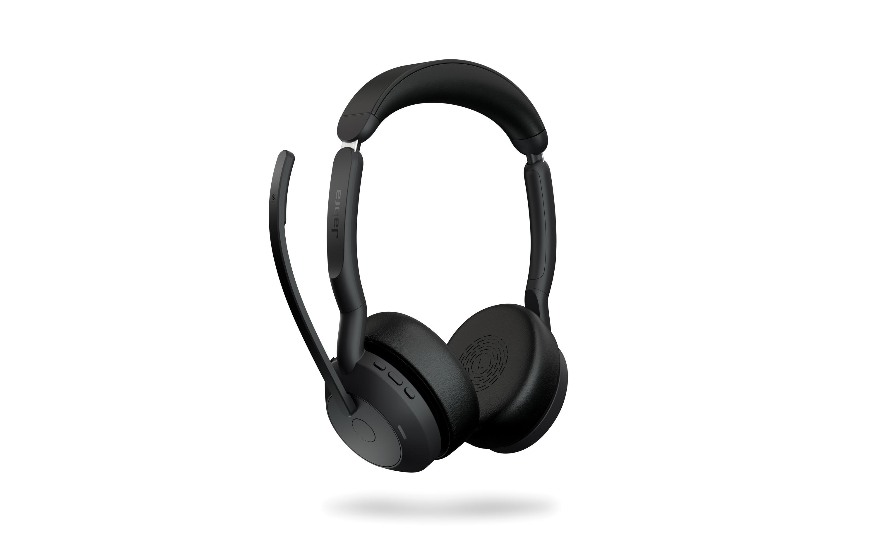 Headset Evolve2 55 Duo UC, USB-A<br>Das professionelle Headset, mit dem Sie alle Aufgaben erledigen können, die Ihr hybrider Arbeitstag mit sich bringt