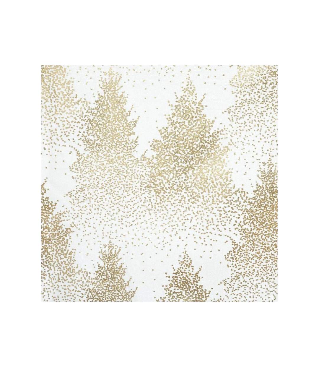 Nappe Imprimée Sapin Colorama 140x240cm Blanc & Or