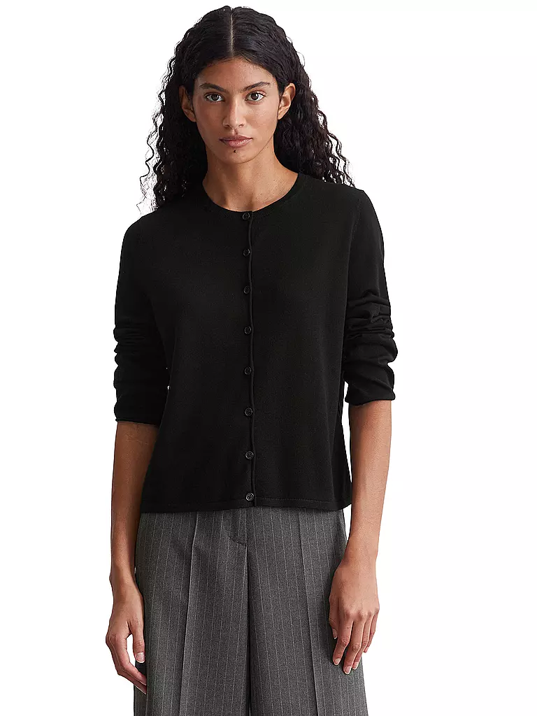 MARC O'POLO Strickjacke  schwarz