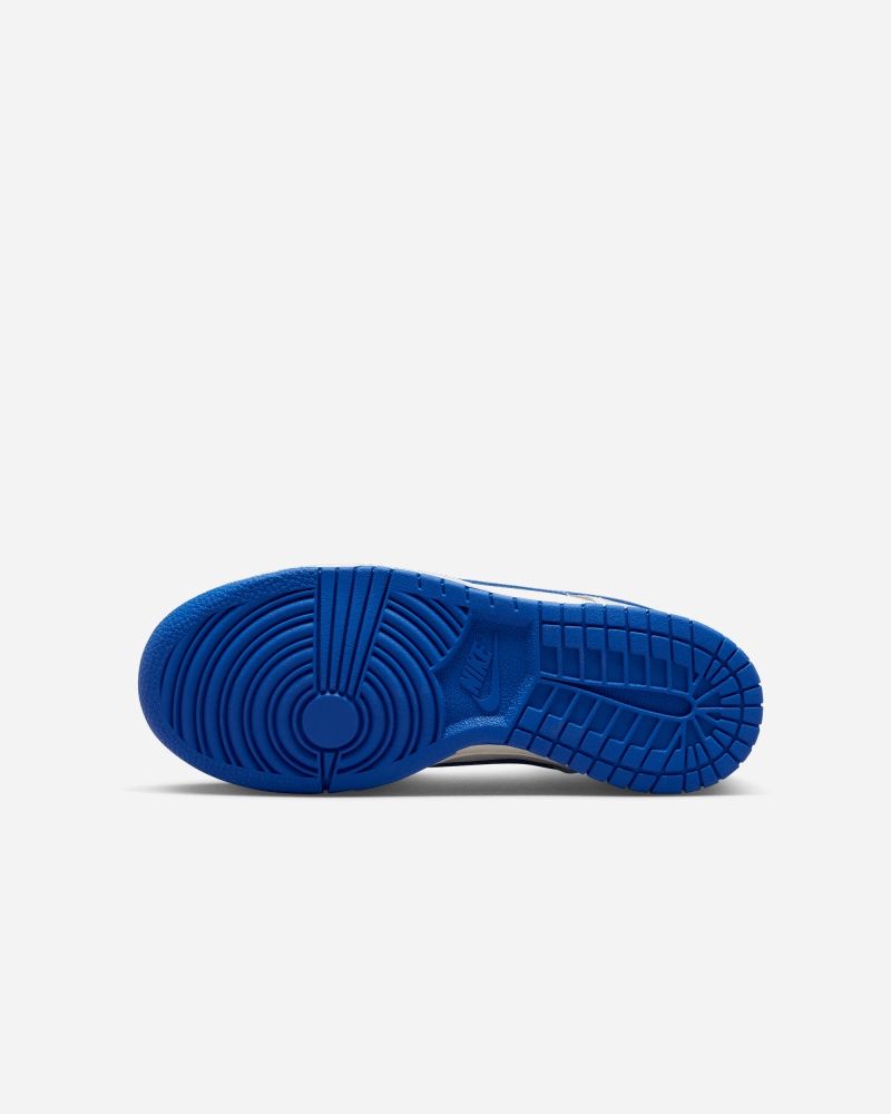 Chaussures Nike Dunk Low Blanc & Bleu Royal pour Enfant