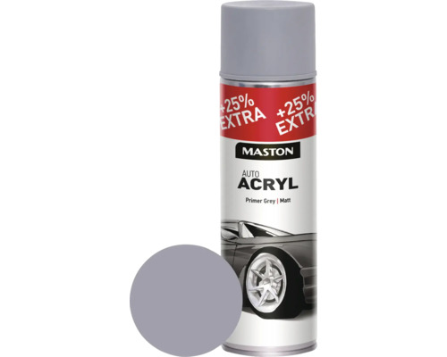 Maston spuitverfprimer voor auto's, grijs, 500 ml
