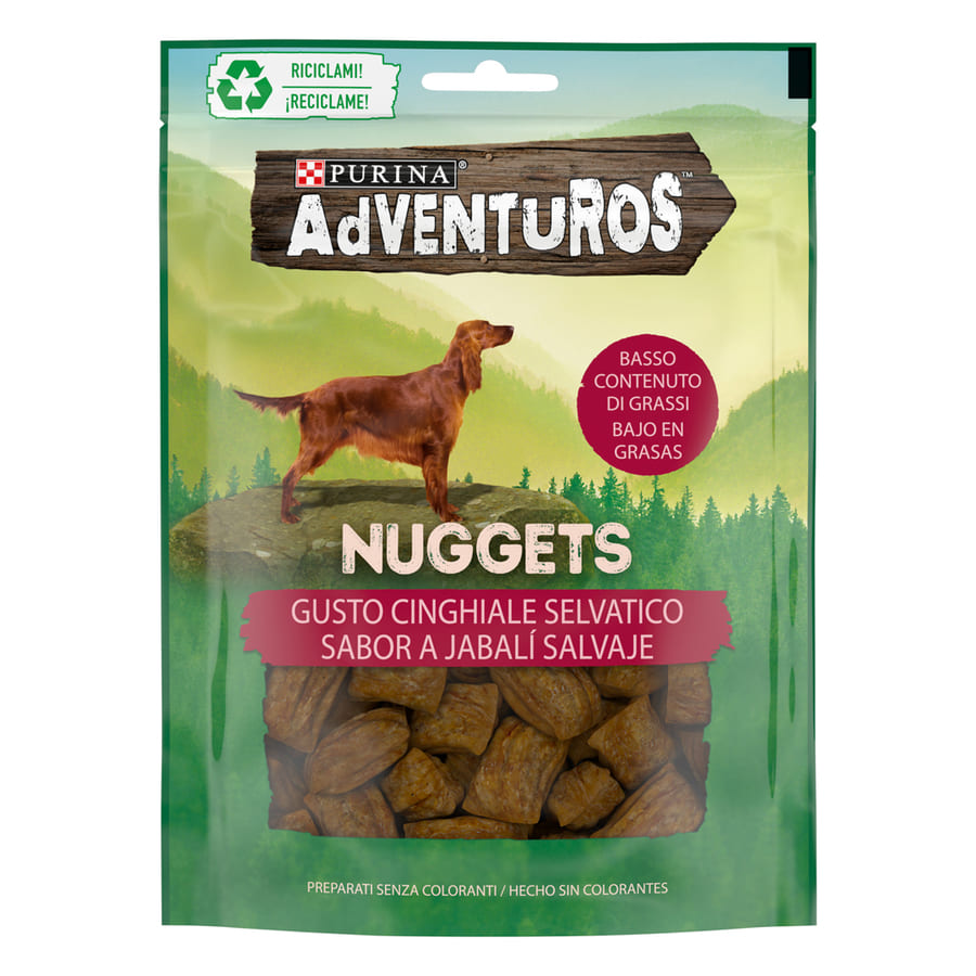 Nuggets de javali Adventuros para cães