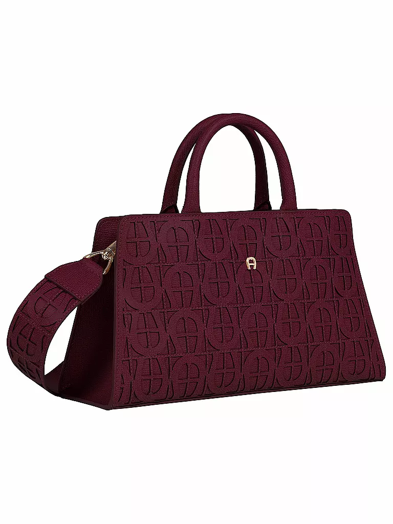 AIGNER Ledertasche - Henkeltasche CYBILL Medium dunkelrot