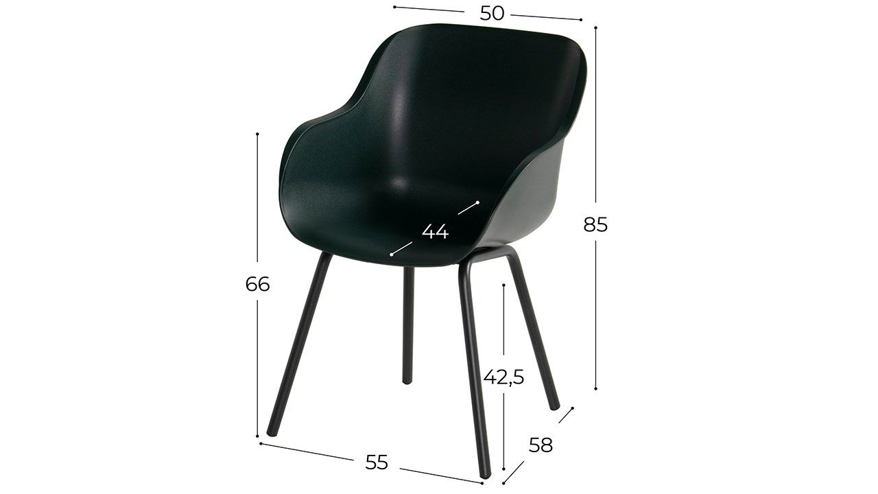 Tuinstoel 11.670.849 Sophie Rondo B55 x D58 x H85 cm