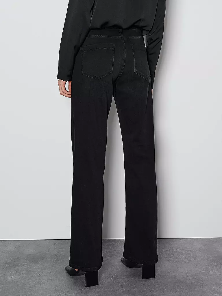 SOMEDAY Jeans Wide Fit CARIE LINE schwarz