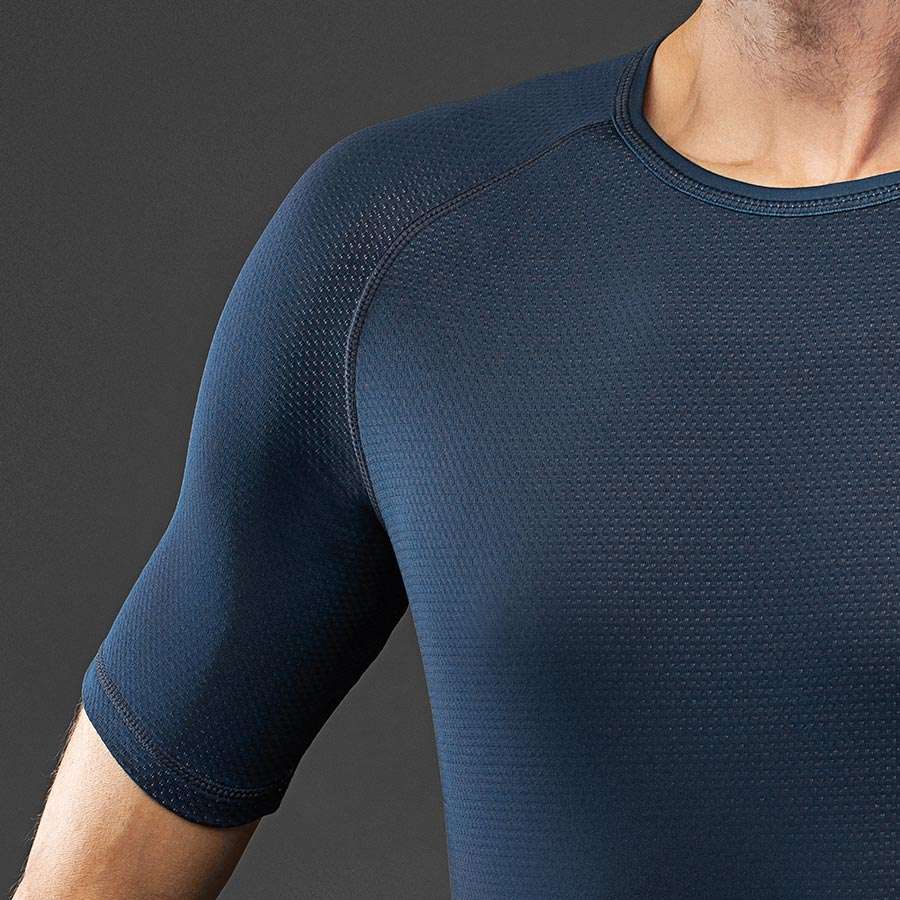 GripGrab Ride Thermal Ondershirt Korte Mouwen Donkerblauw