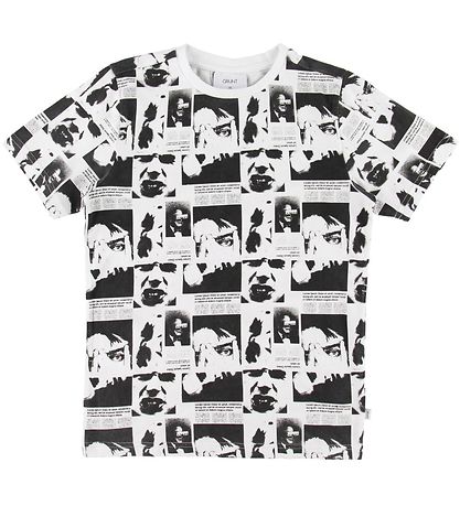 Grunt T-Shirt - Lucifer - Weiß/Schwarz