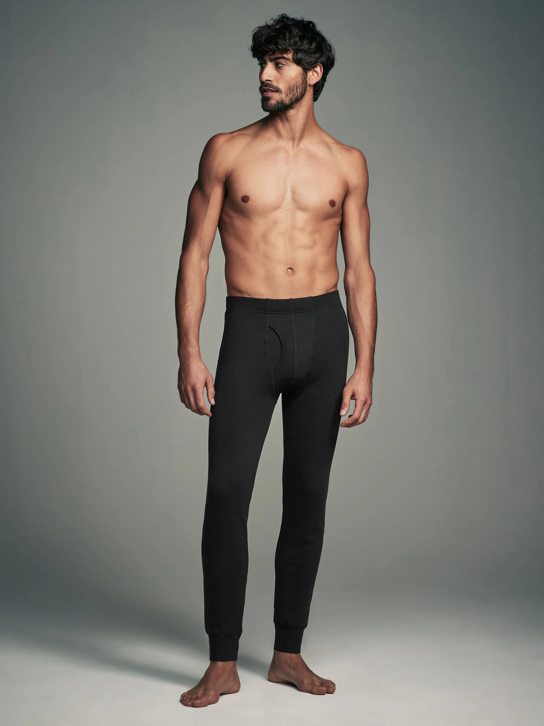 Zwart - Verpakking van 2 - Thermische legging