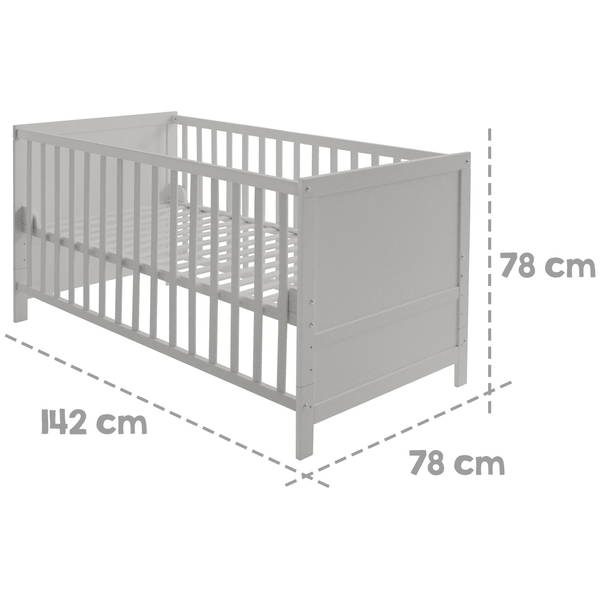 robaroba   Kinderbettset taupe/Sternenzauber