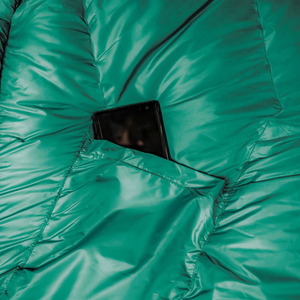 Grüezi Bag Biopod DownWool Subzero 185 Schlafsack pine green