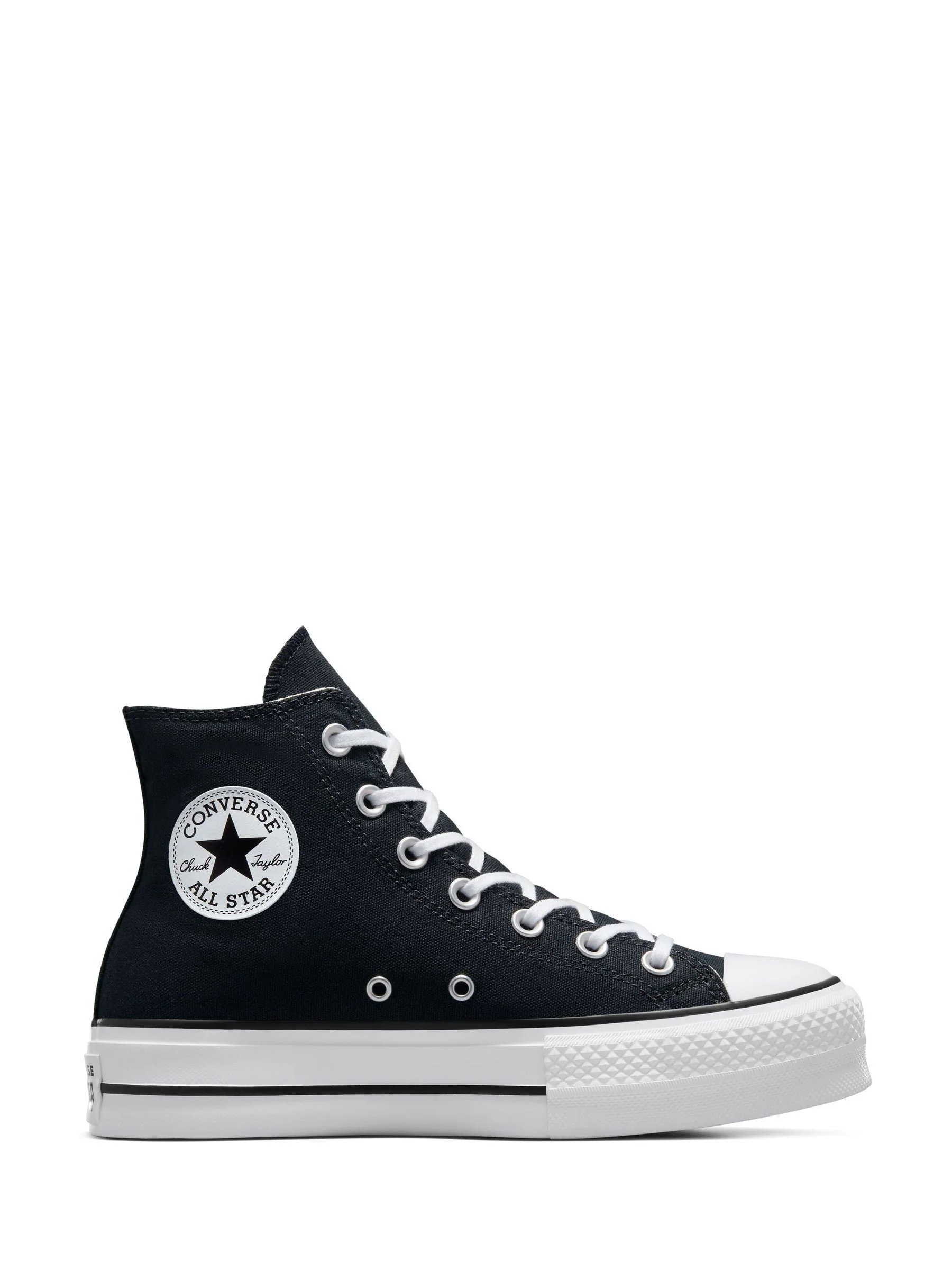 Zwart - Converse Lift - Bleke hoge sneakers met plateauzool