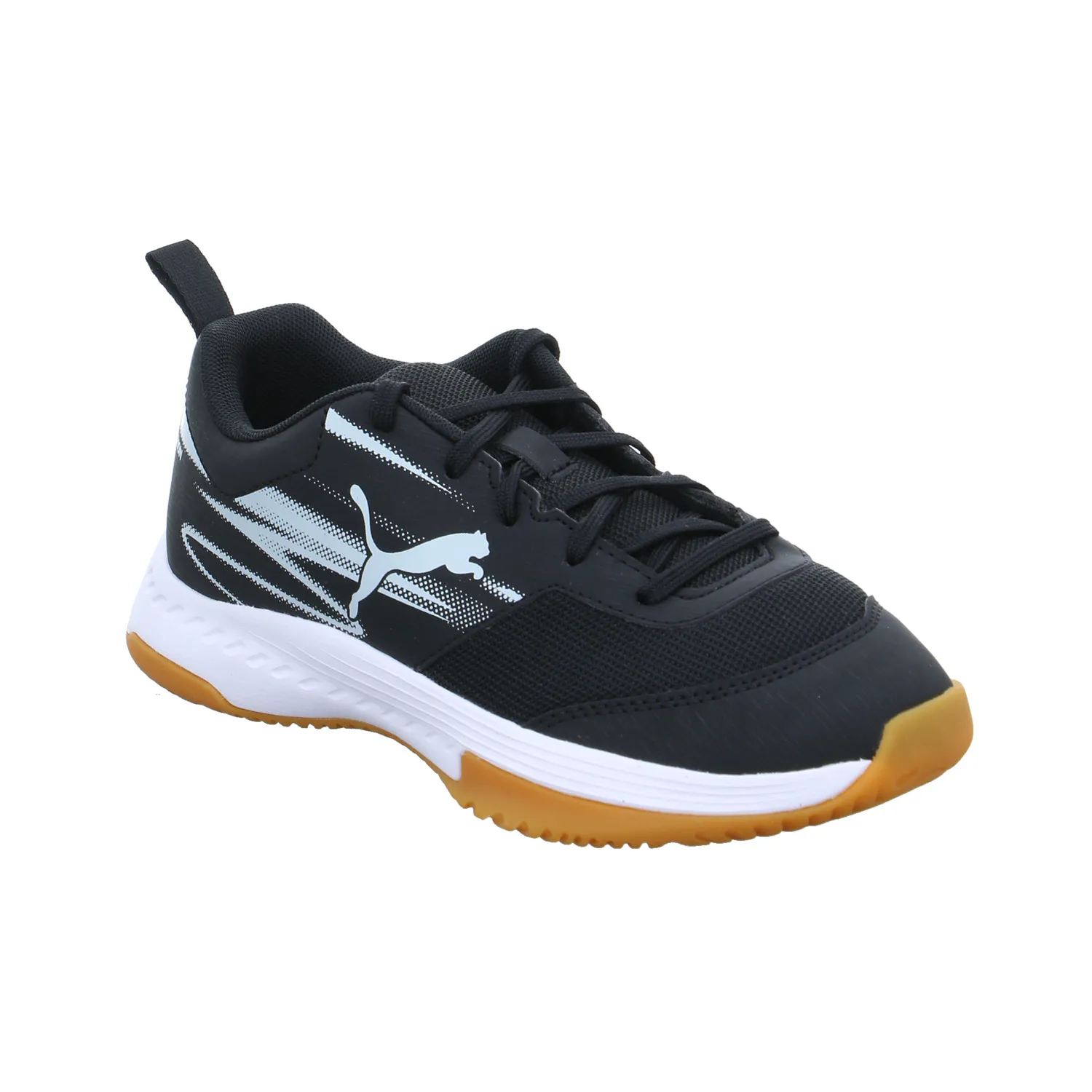 PUMA Kinder Indoor Schwarz Synthetik