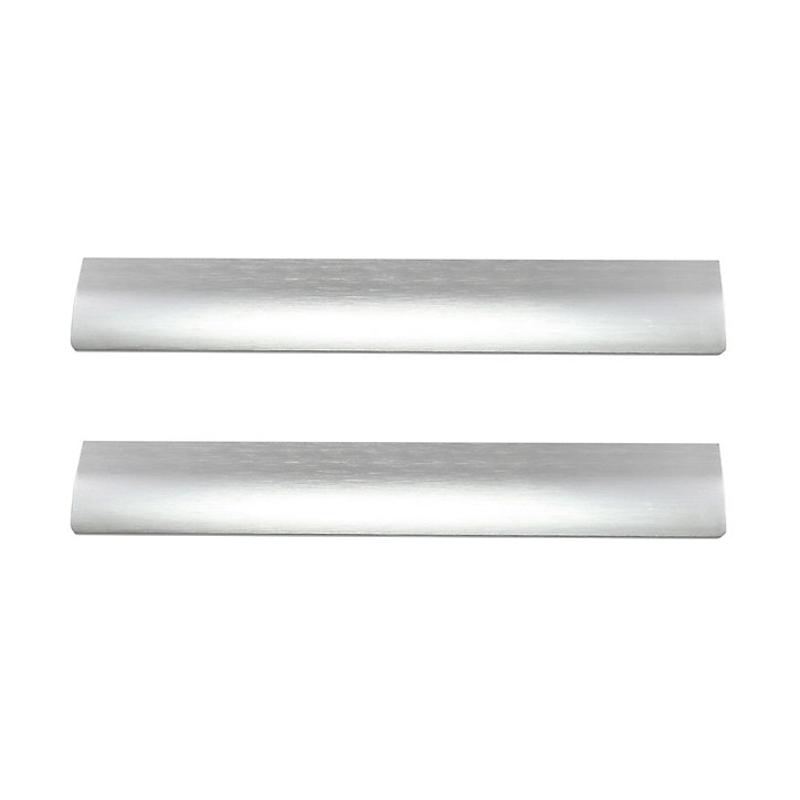 Poignée de meuble de cuisine GoodHome Pequin effet inox L. 25 cm, 2 pièces