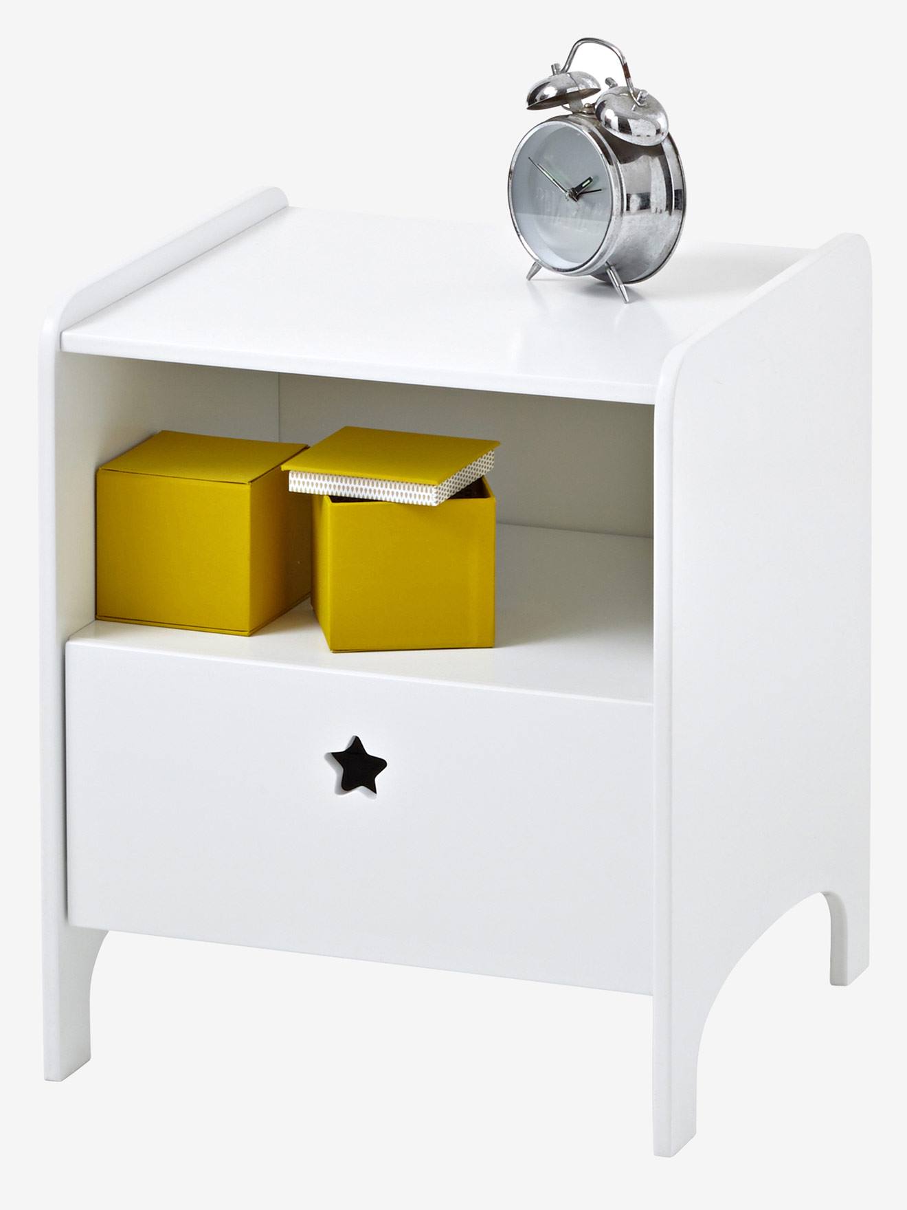 Mesa de cabeceira branca Sirius