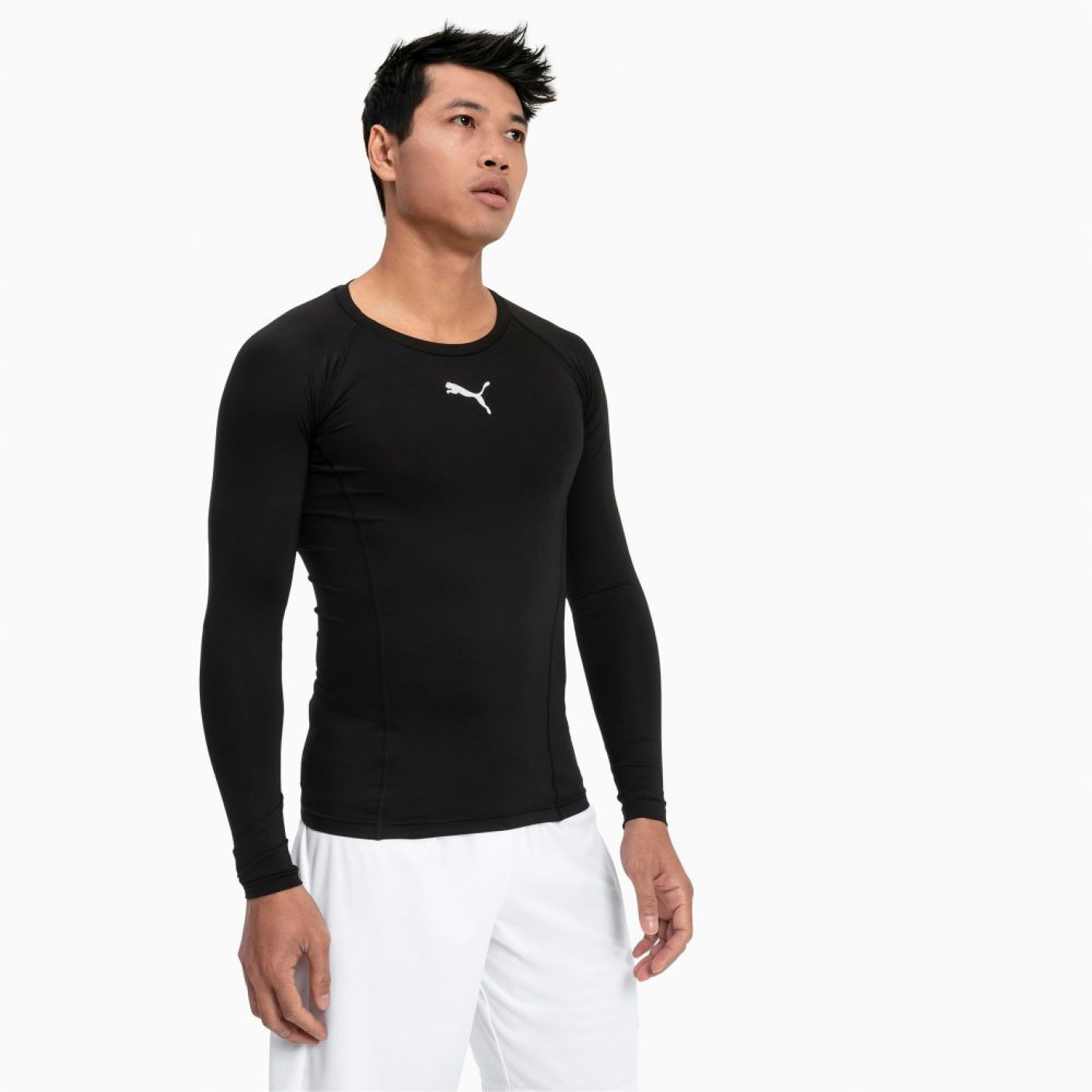PUMA LIGA Ondershirt Lange Mouwen Zwart