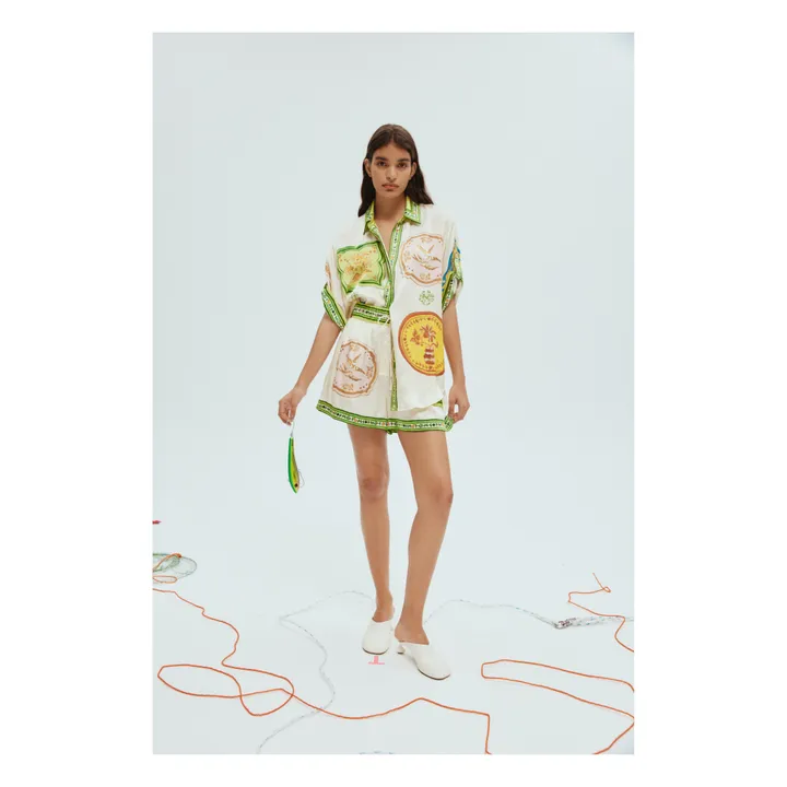 Alémais Chemise Porcelain Soie | Ecru