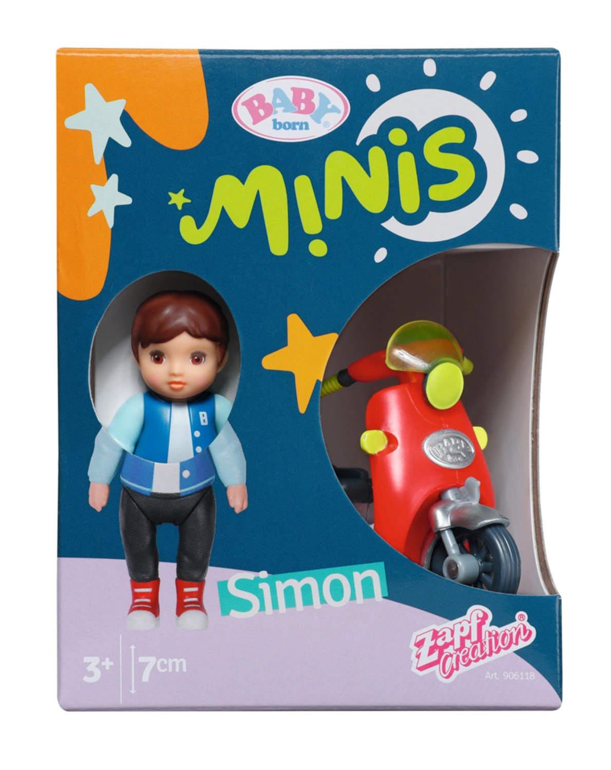 BABY born® MINIS - Puppen-Spielset SCOOTER