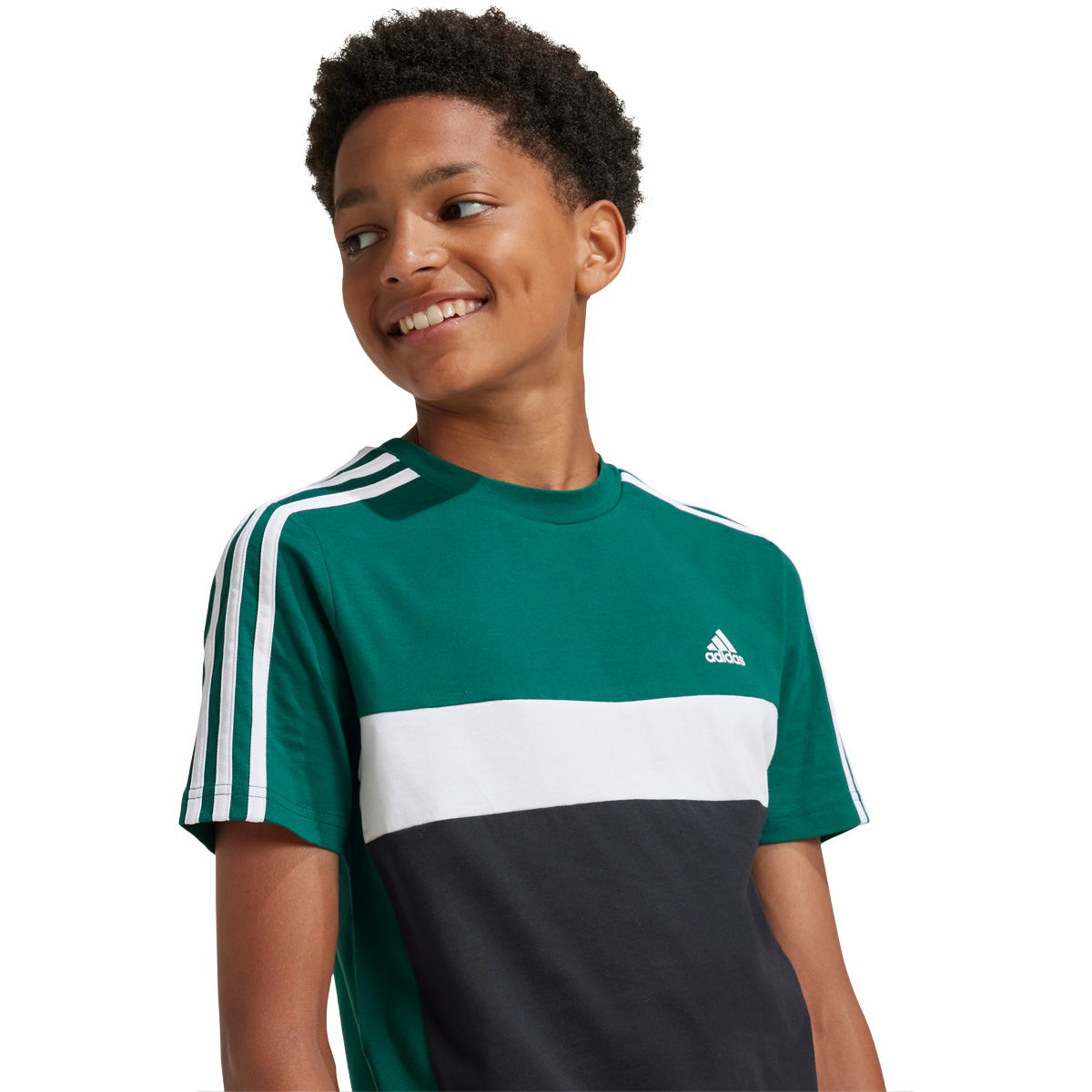 adidas Tiberio 3-Stripes Colorblock T-shirt Børn