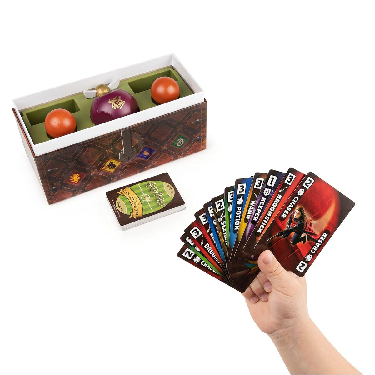 Spin Master 6060743 (20131138) - Harry Potter - Fang den Goldenen Schnatz, Action-Kartenspiel
