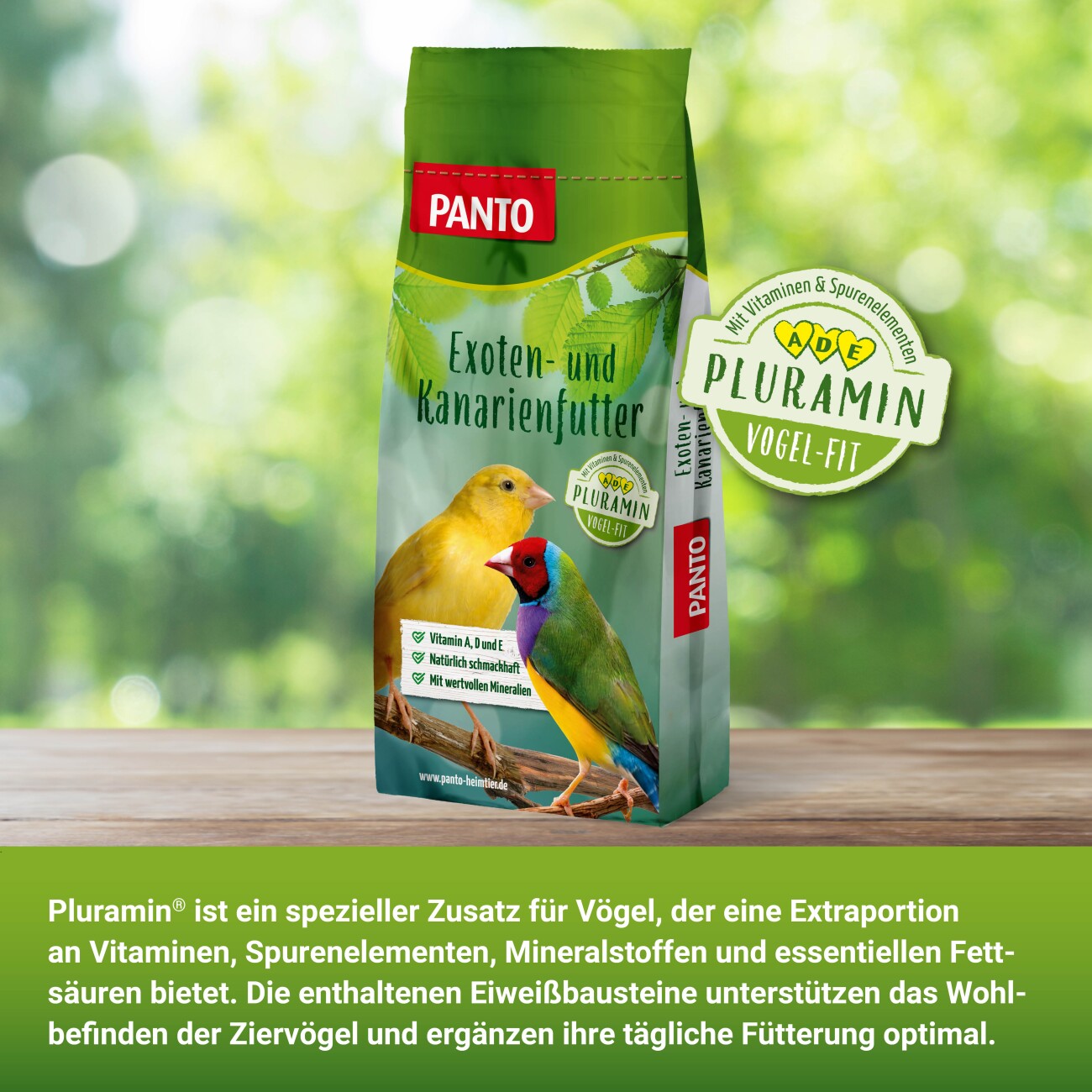 Panto KANARIENFUTTER SPEZIAL MIT PLURAMIN (OHNE RÜBSEN) 25kg