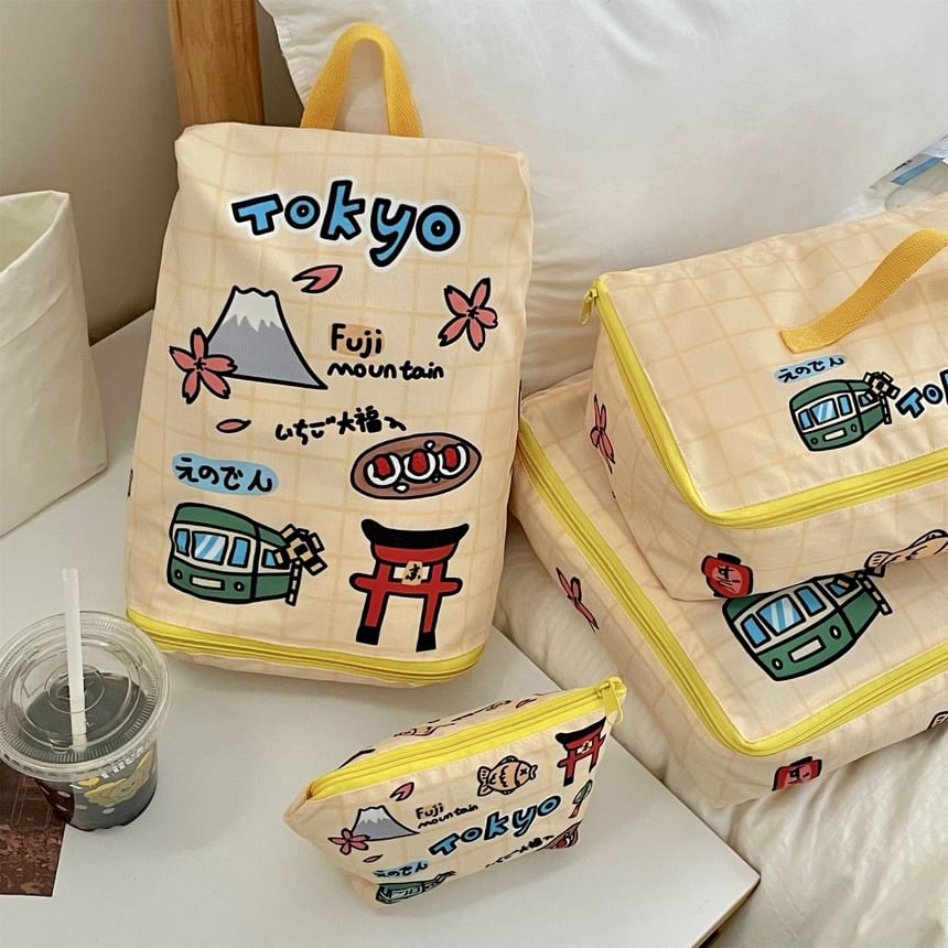 Olsin - Cartoon Nylon Reiskledingorganizer (Diverse Ontwerpen) / Set