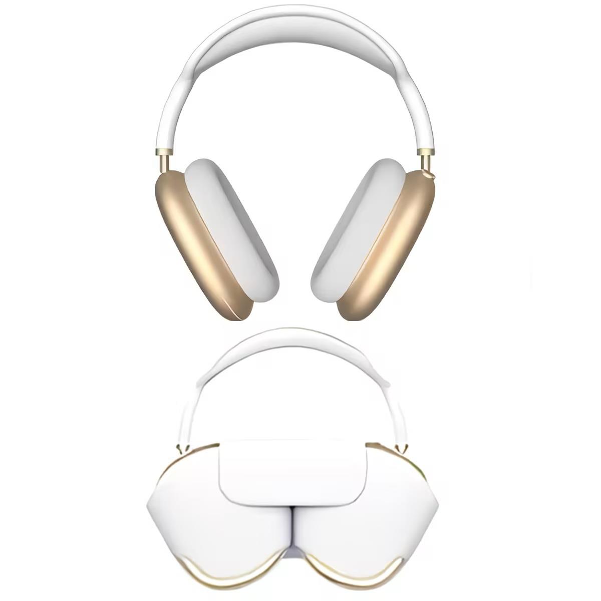 Fones de ouvido sem fio Smartek TWS com microfone, Bluetooth 5.0 e estojo de transporte.