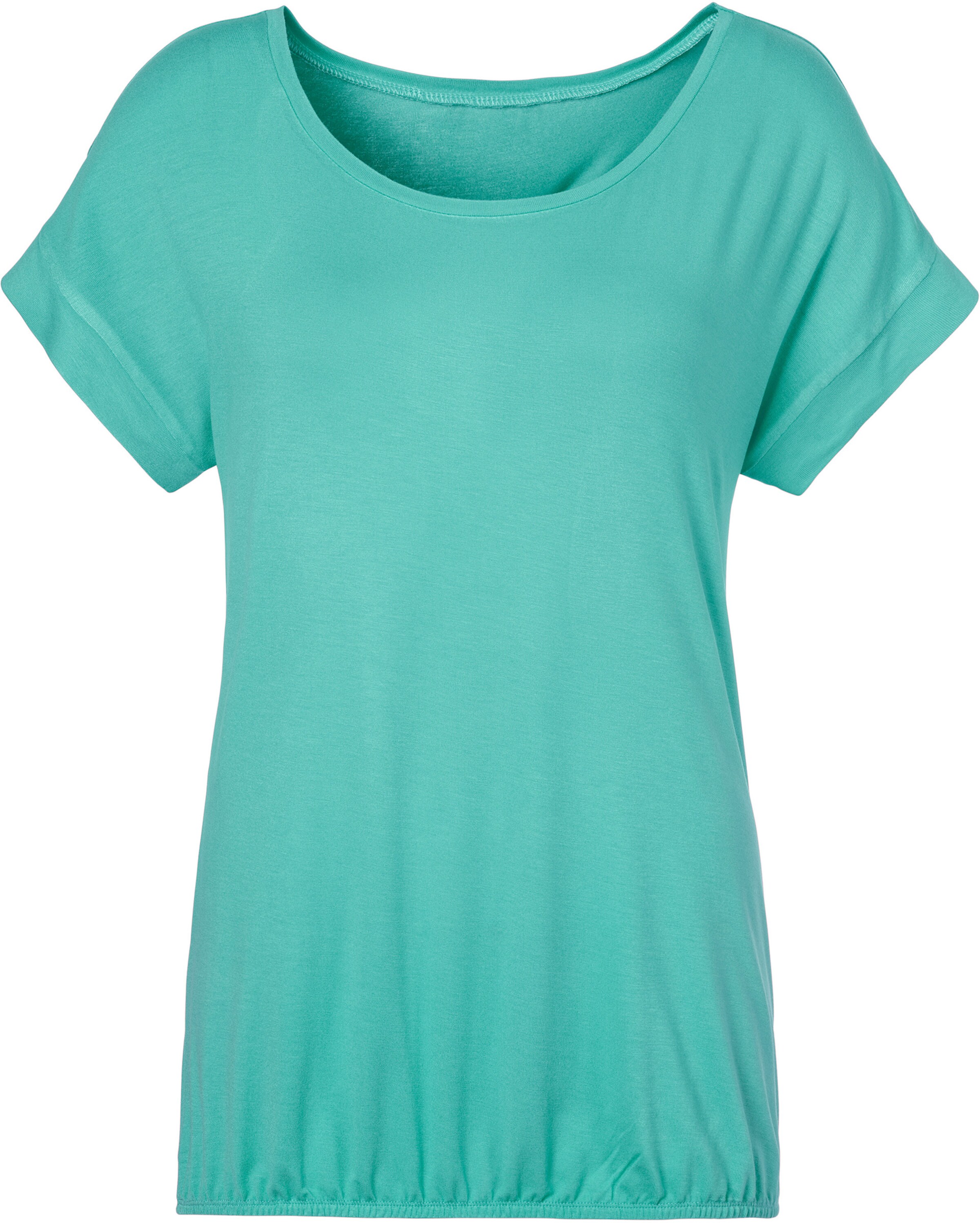 Vivance Kurzarmshirt in mint, creme