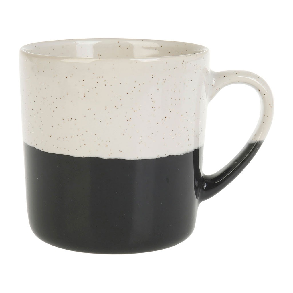 Mug grès ENTRE DEUX noir 38cl - LETHU