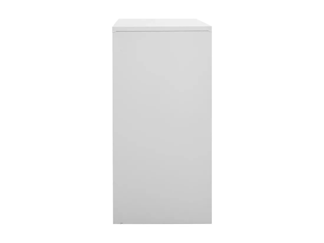 Armoires à casiers 2 pcs Gris clair 90x45x92,5 cm Acier