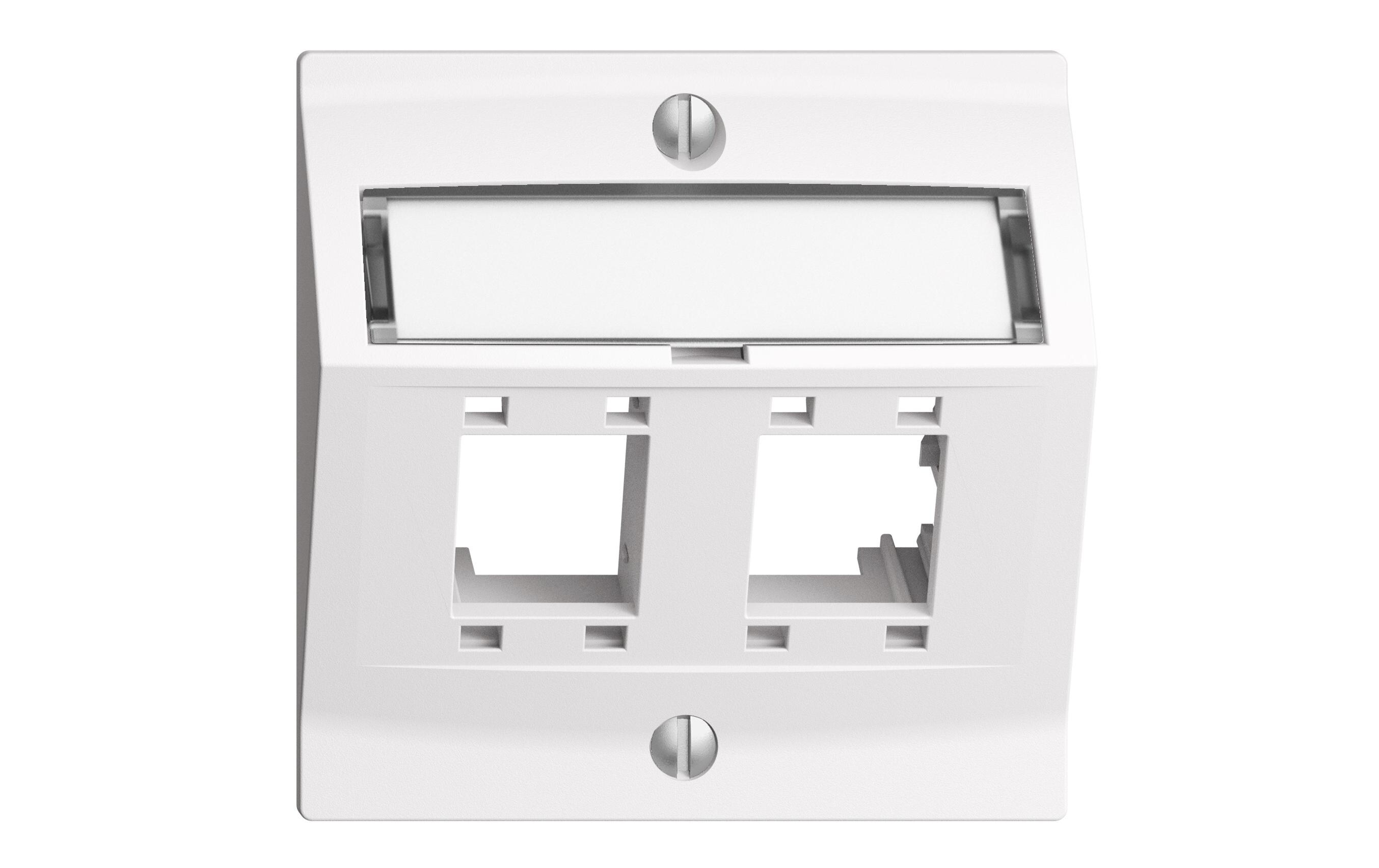 Montageset R&M freenet 2-fach leerNetzwerkdose,