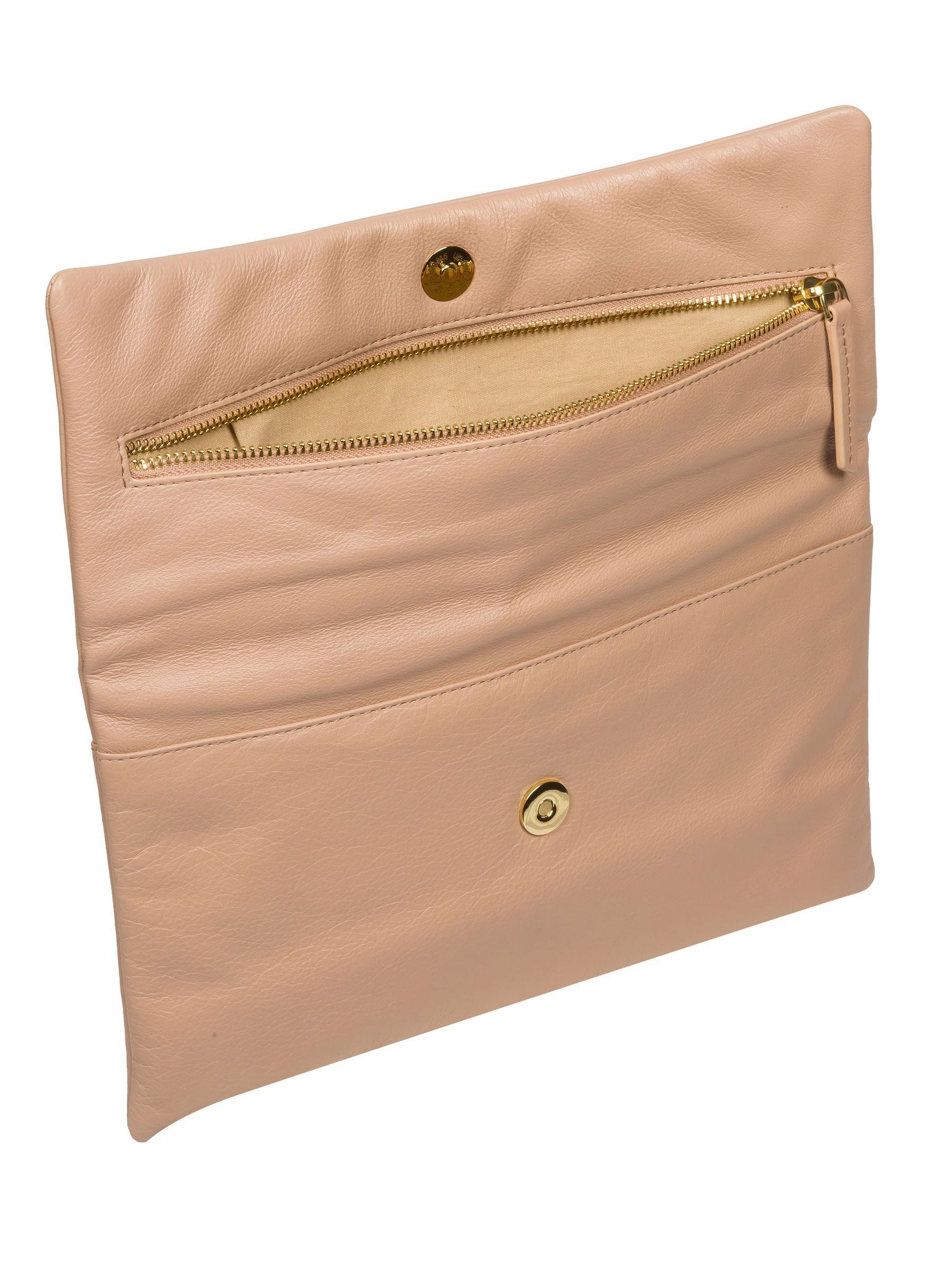 Crème - Pure Luxuries London - Amelia - Leren nappatas