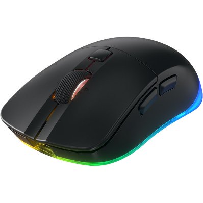Souris Cherry XTRFY M50 Wireless gaming sans fil RGB - Connectivite filaire, Bluetooth et 2,4 GHz - Noir